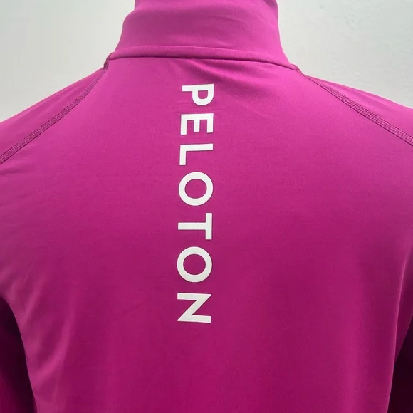 Peloton Women's Magenta Quarter-Zip Sweatshirt - Picture 5 of 12